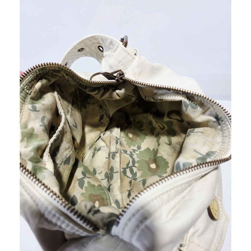 Vintage GAP  Beige Canvas Cargo Pocket Shoulder Bag Y2K - Picture 5 of 6